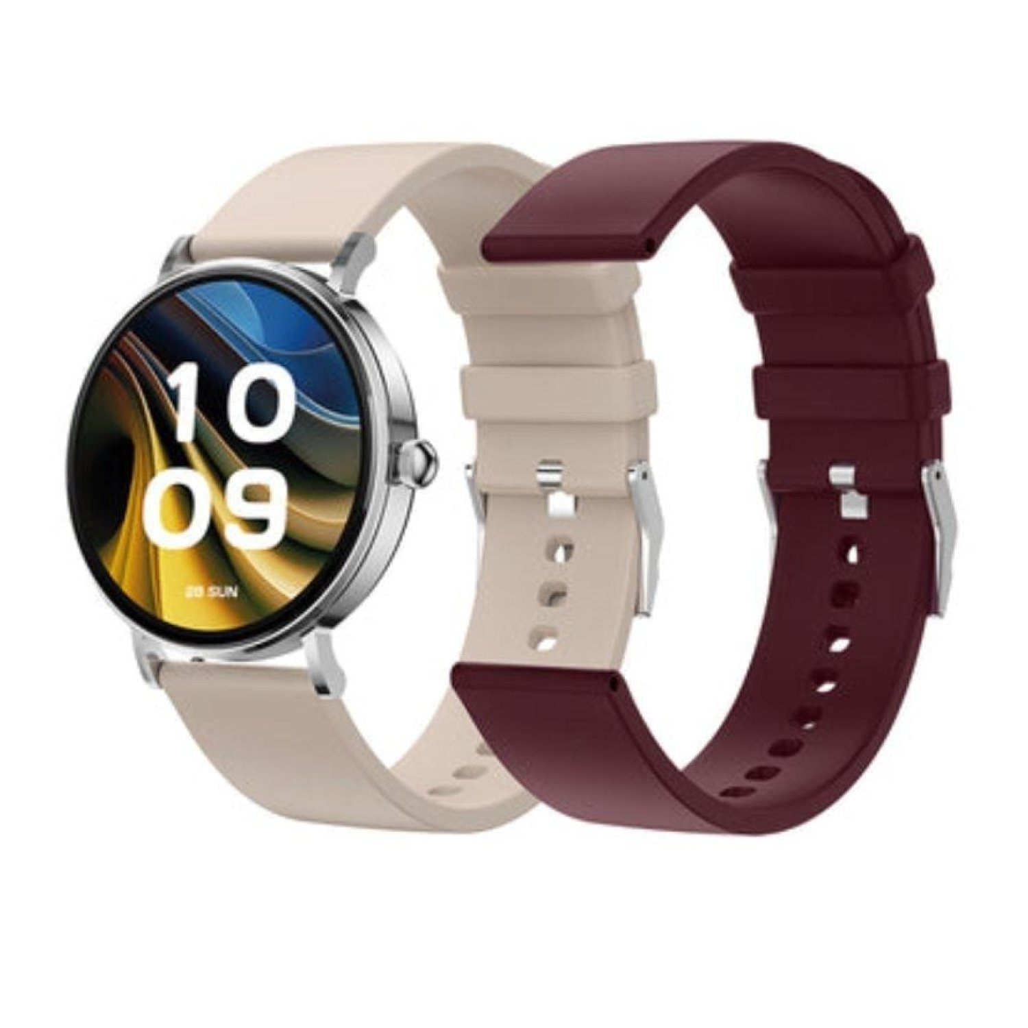 SPC Smartee Duo Velvet · Smartwatch · Frecuencia Cardíaca · Notificaciones · Blanco