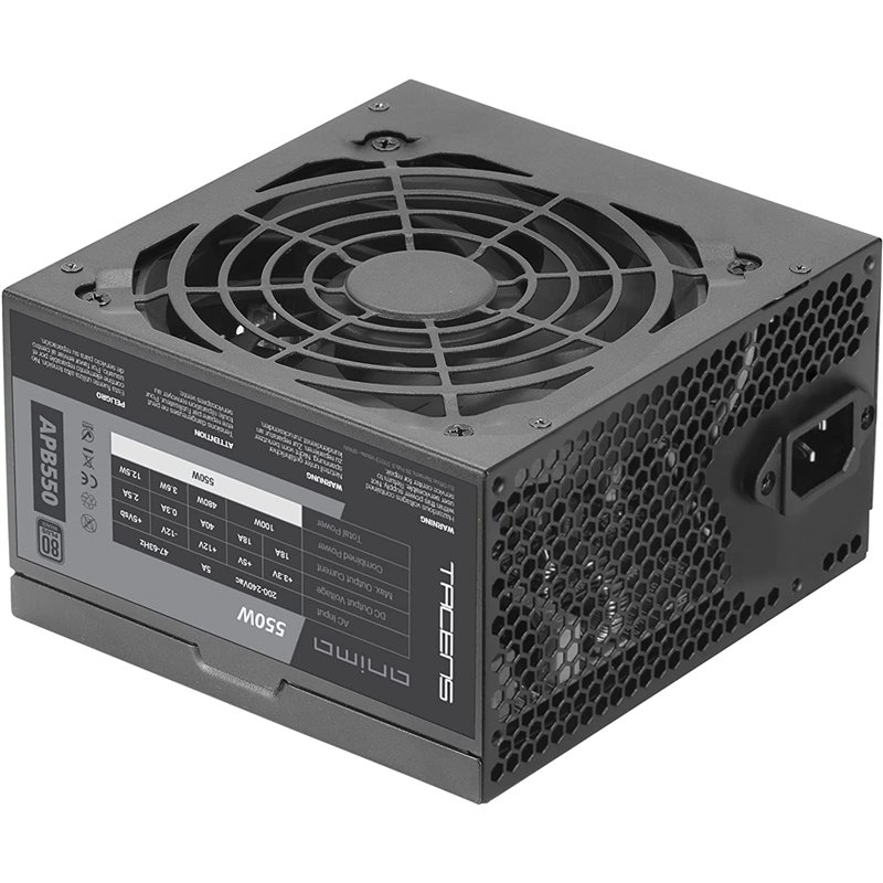 Fuente de Alimentación Anima APB550/ 550W/ Ventilador 12cm/ 80 Plus Bronze