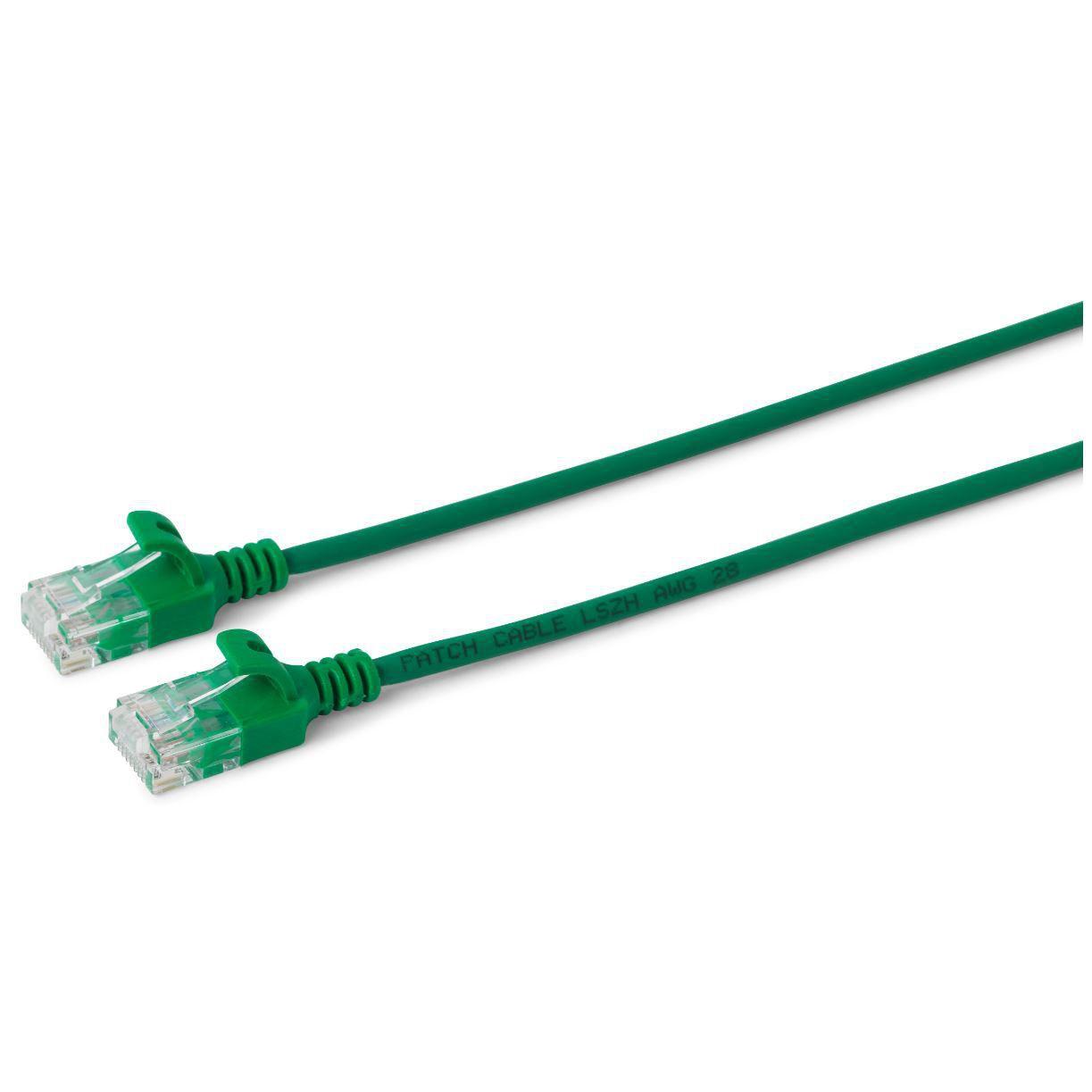 Microconnect Cable de Red UTP CAT6A Delgado Verde 2m Alta Velocidad