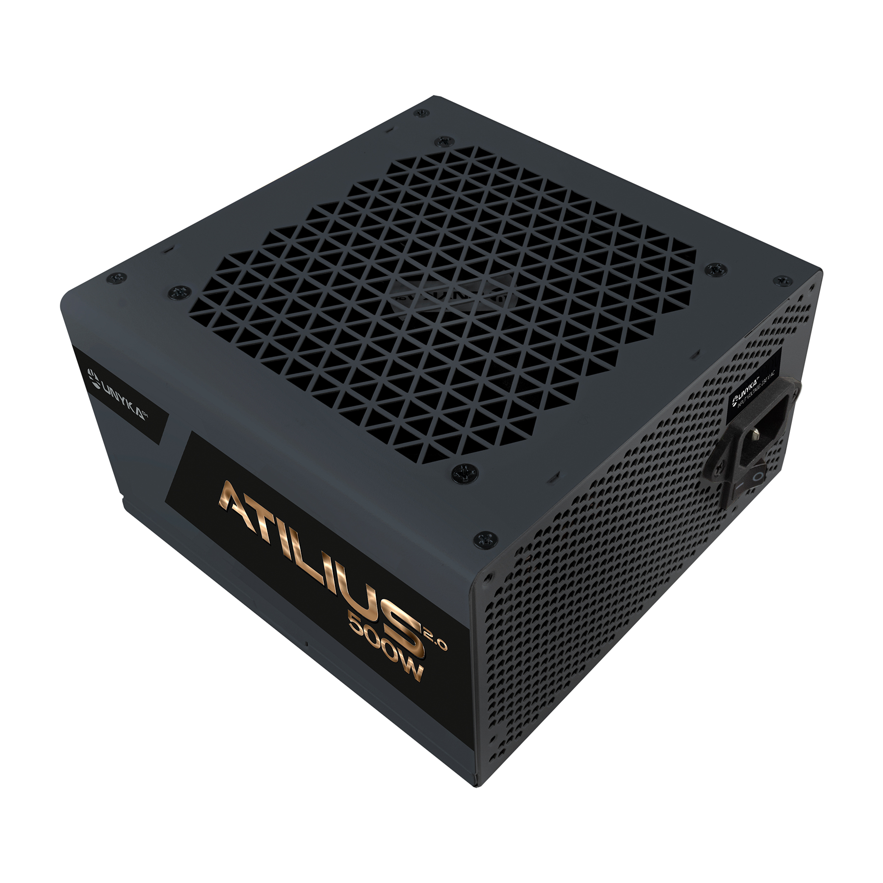 UNYKAch Fuente de Alimentación ATX ATILIUS 2.0 BLACK 500W 80+ Bronze