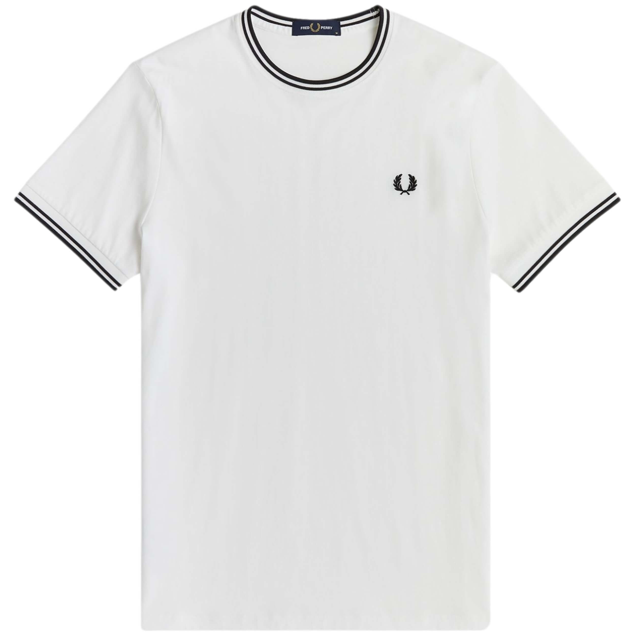 Camisetas De Manga Corta Fred Perry para Hombre en color Blanco