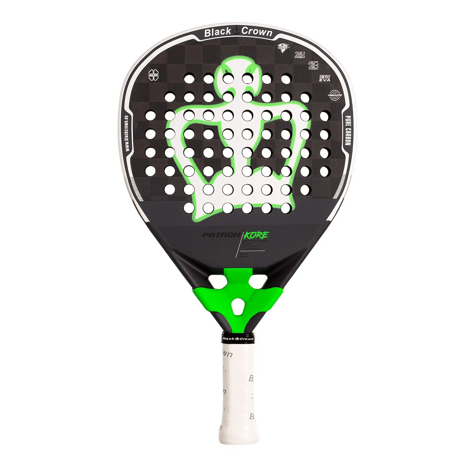Pala de Pádel Black Crown Patron Kore