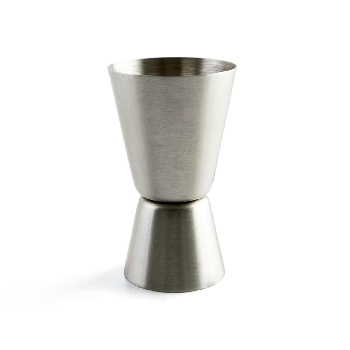 KOALA SPIRIT Vaso Medidor Bajo Acero 1,5CL-3CL Acero Brillo Fácil de limpiar Material 100% saludable