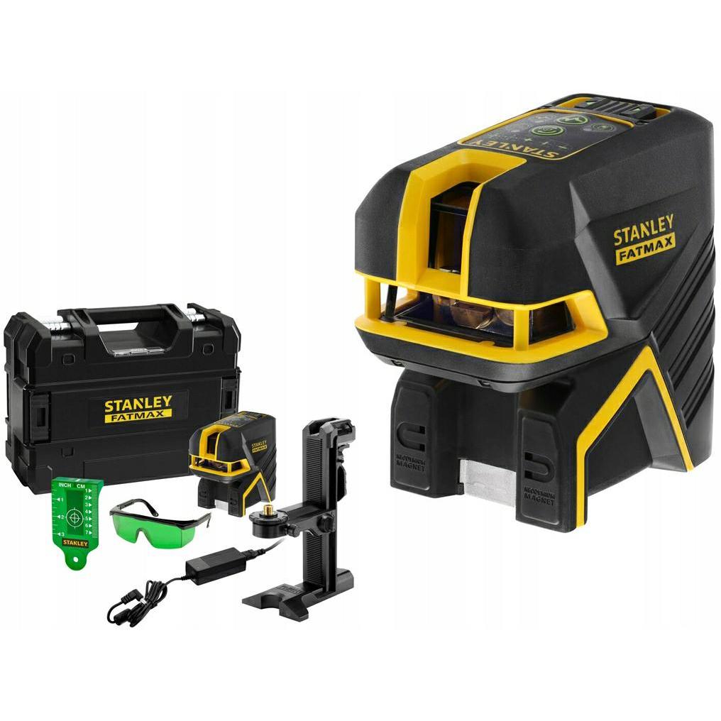 Nivel laser de cruz + 5 puntos – VERDE. 20 metros (50 metros con detector) ±3mm/m