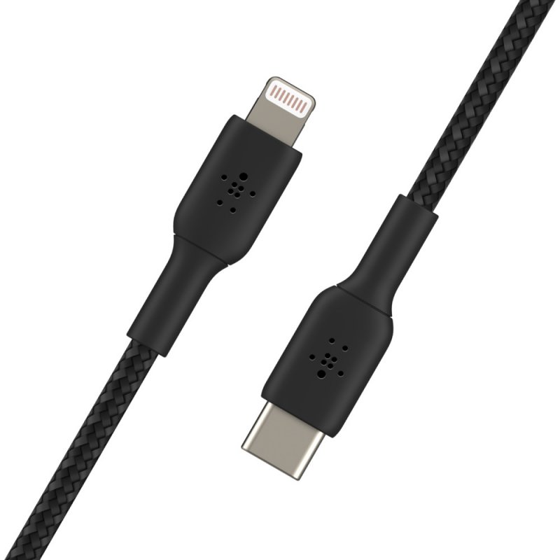 Belkin boost charge usb-c to lightning cable 1m black