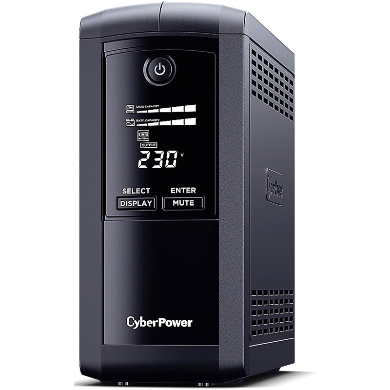 SAI Línea Interactiva Cyberpower VP700ELCD/ 700VA-390W/ 4 Salidas/ Formato Torre