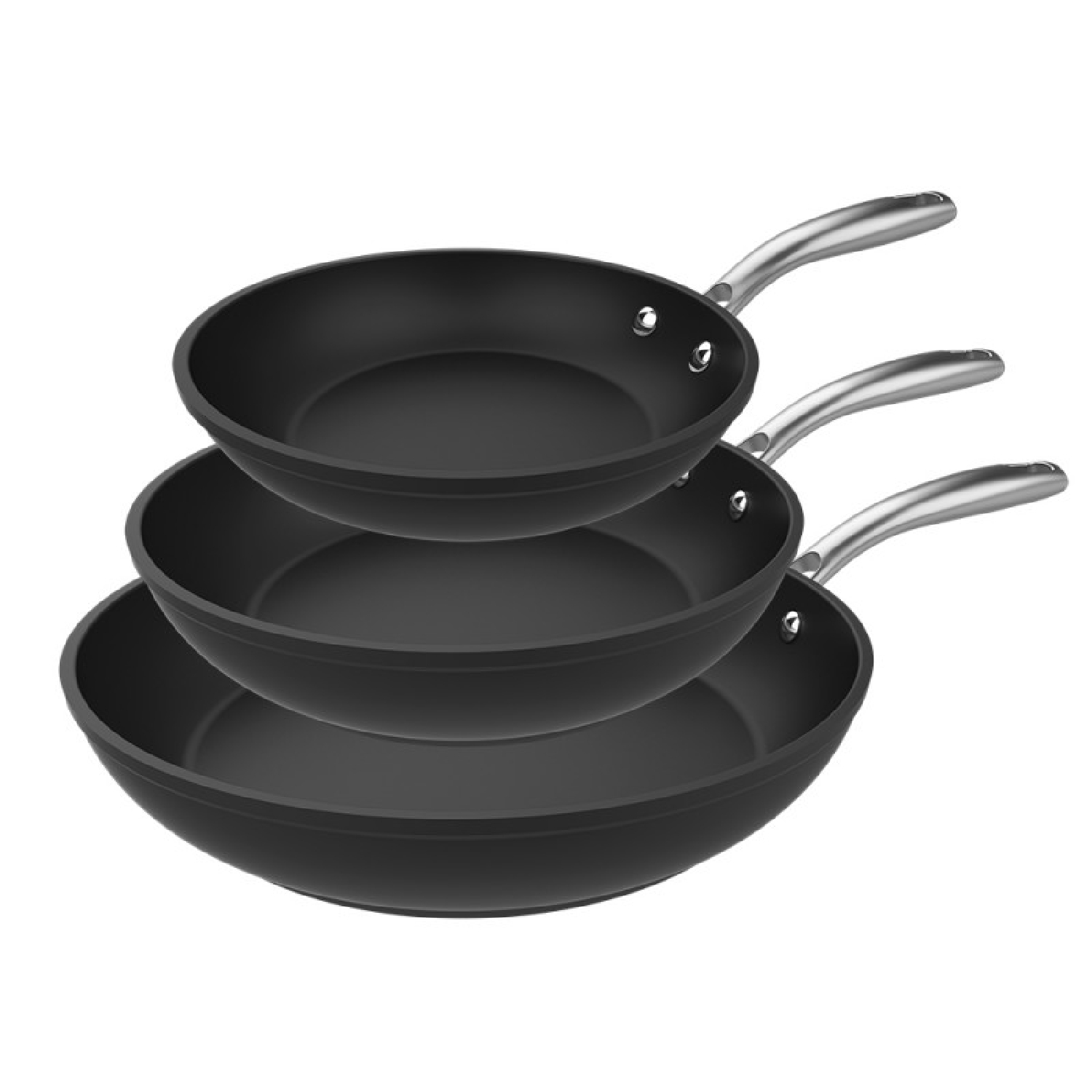 Cecotec Set de sartenes Set de Sartenes Polka Fantasy 20-24-28 Bucket Set Silver