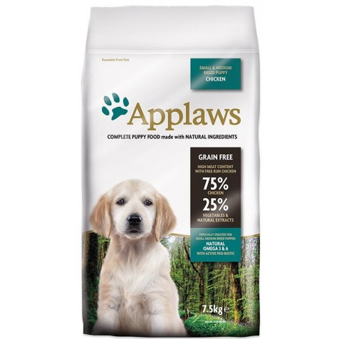 Applaws Puppy Razas Pequeñas y Medianas Pollo 7.5 Kg