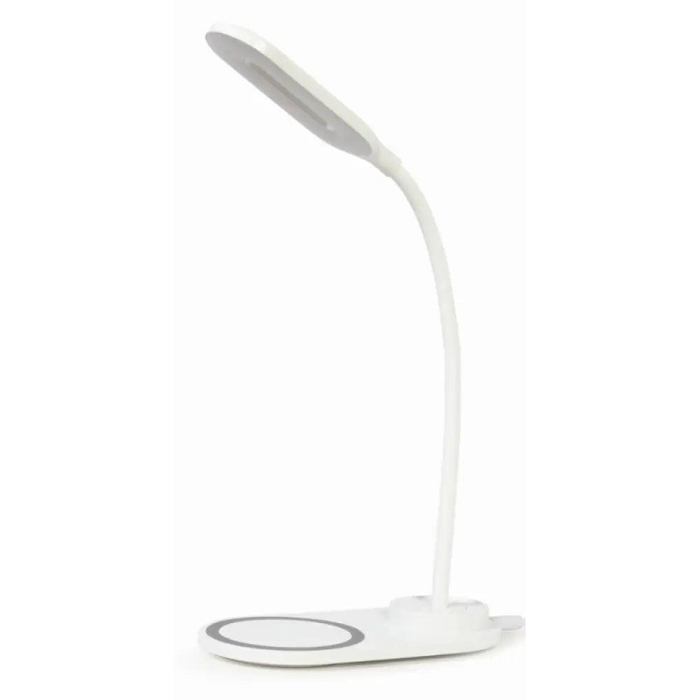 Gembird TA-WPC10-LED-01-W cargador de dispositivo móvil Smartphone Blanco CC Cargador inalámbrico Interior