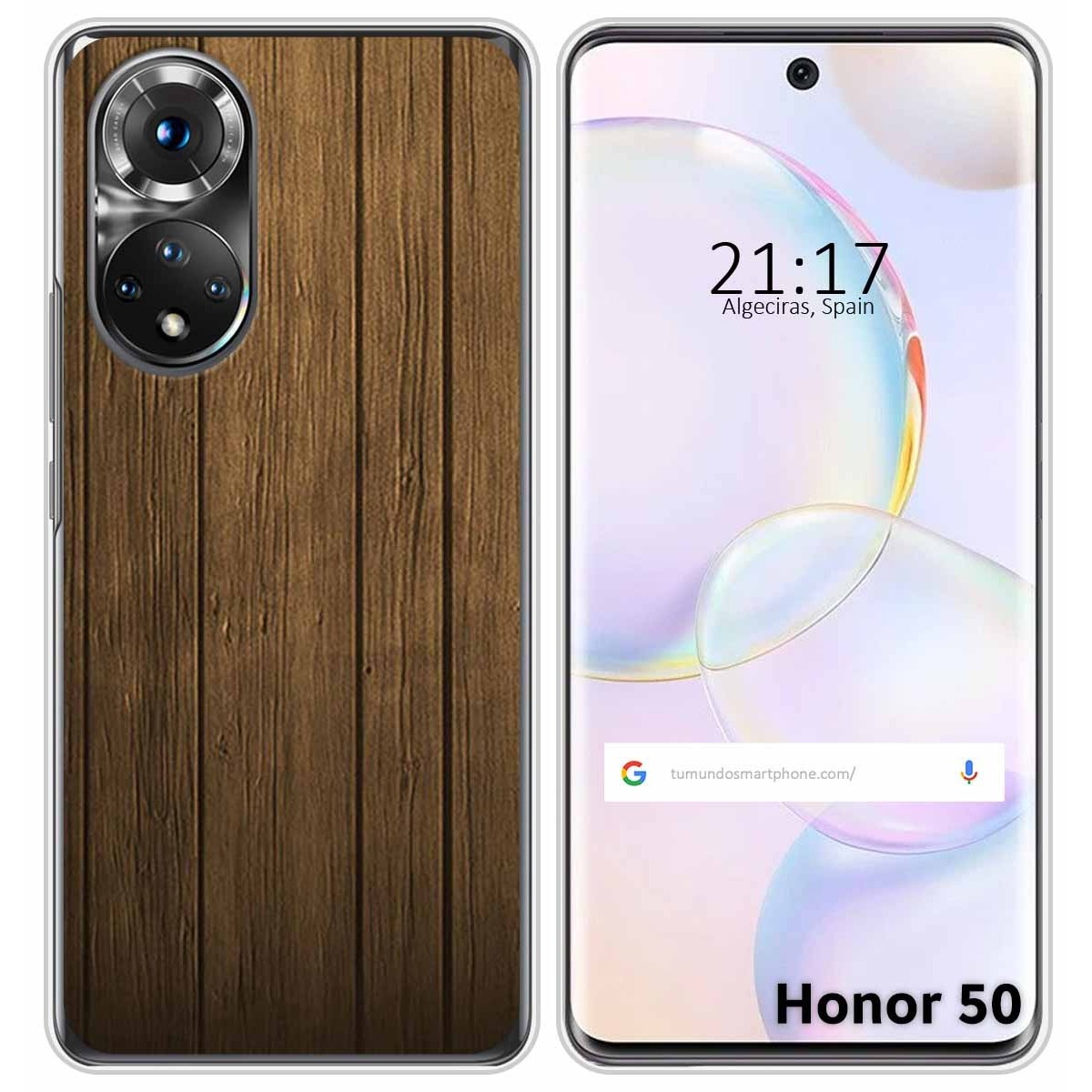 Funda Silicona para Huawei Nova 9 / Honor 50 5G diseño Madera Dibujos