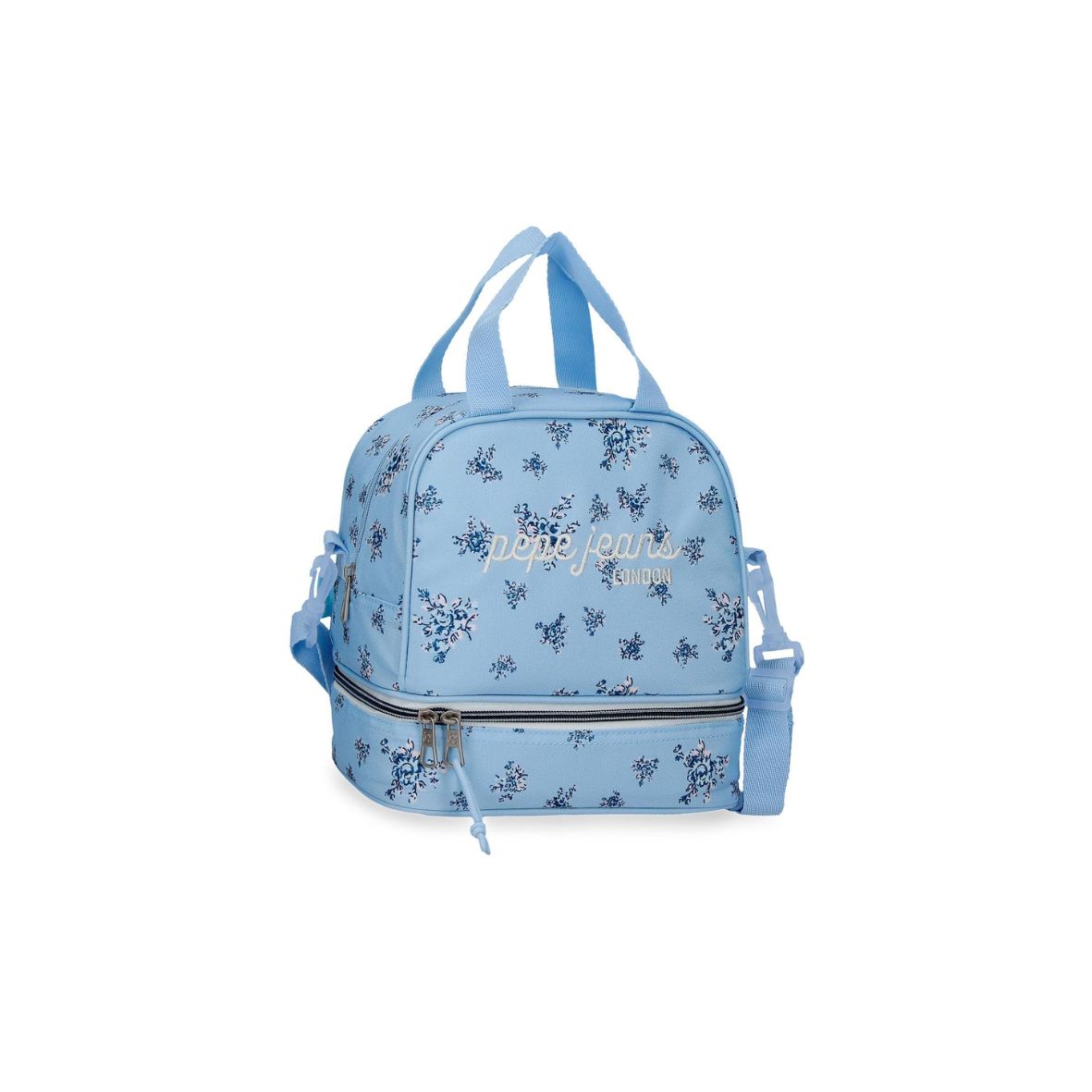 Portamerienda bandolera adaptable Pepe Jeans Olivia azul claro