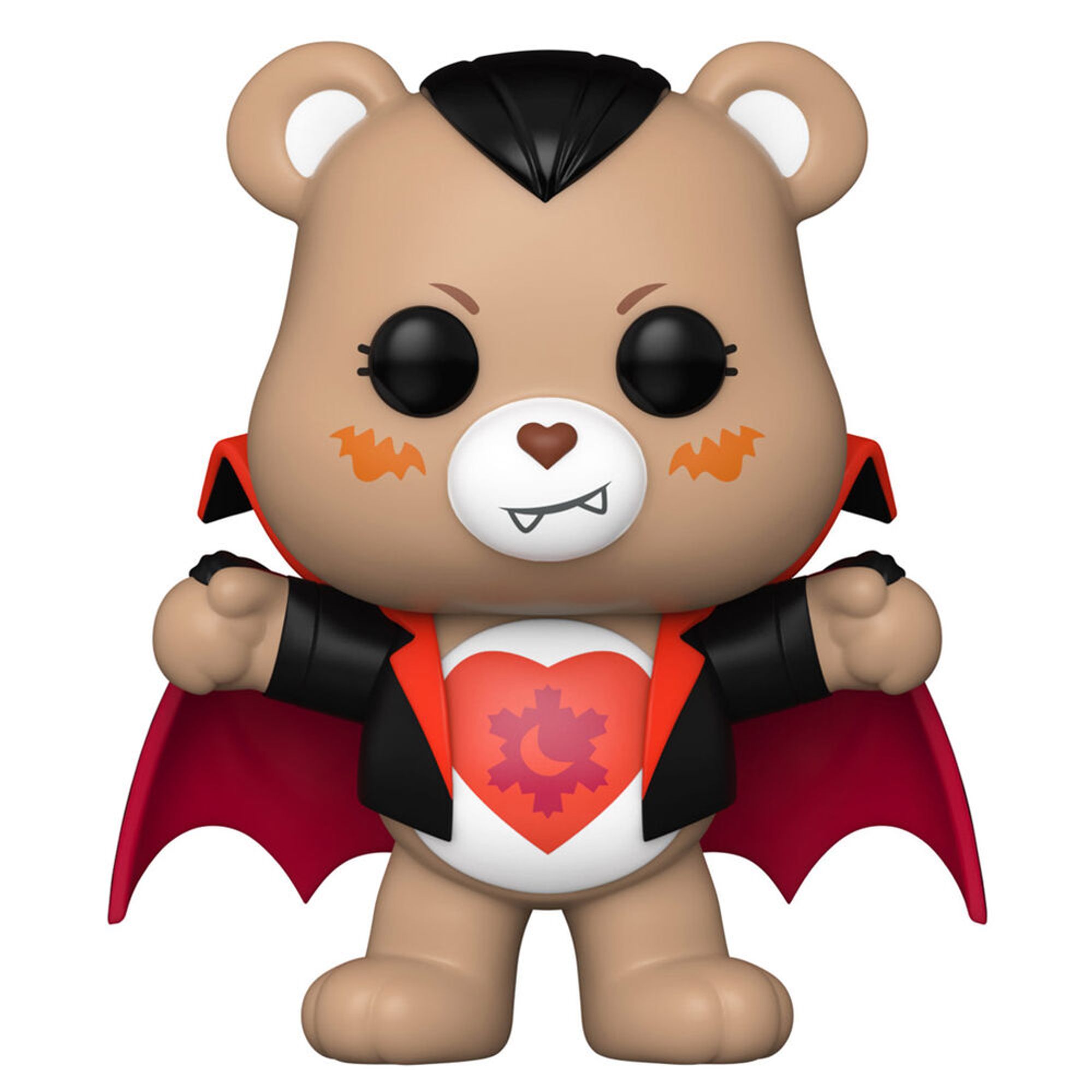 Figura Coleccionable de Oso Tierno Disfrazado de Drácula para Fans de Universal Monsters, Muñeco Decorativo de Vinilo con Capa Roja y Traje de Vampiro, Ideal para Regalo y Exhibición