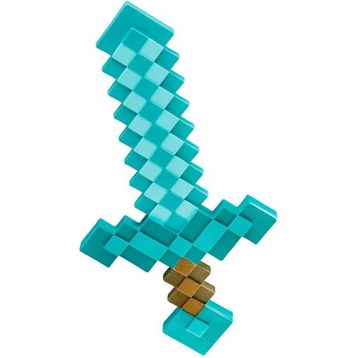 JAKKS ESPADA DE DIAMANTE ICONICA DE MINECRAFT ROLEPLAY 2x59x31 Cms.