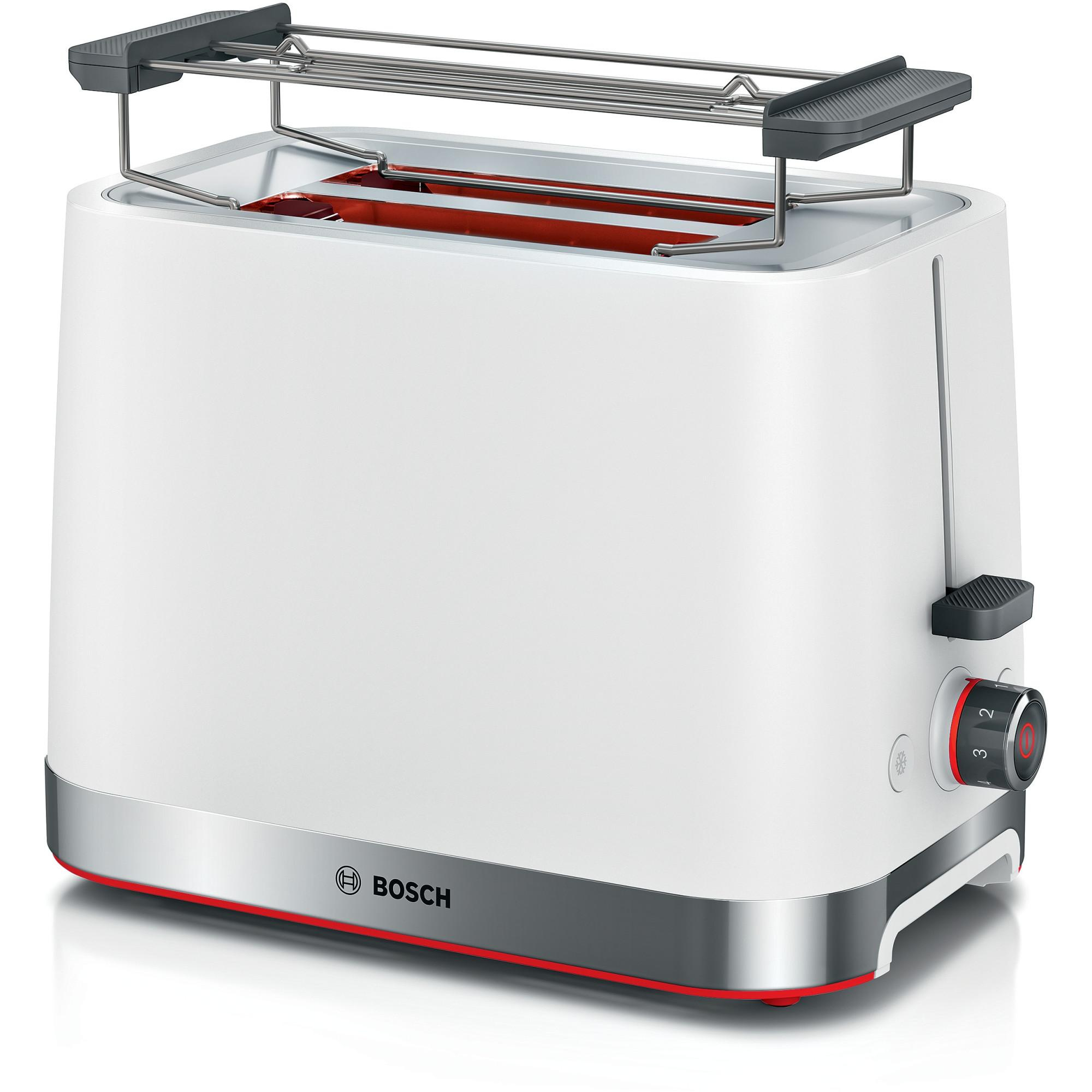 Bosch TAT4M221 tostadora 2 rebanada(s) 950 W Blanco