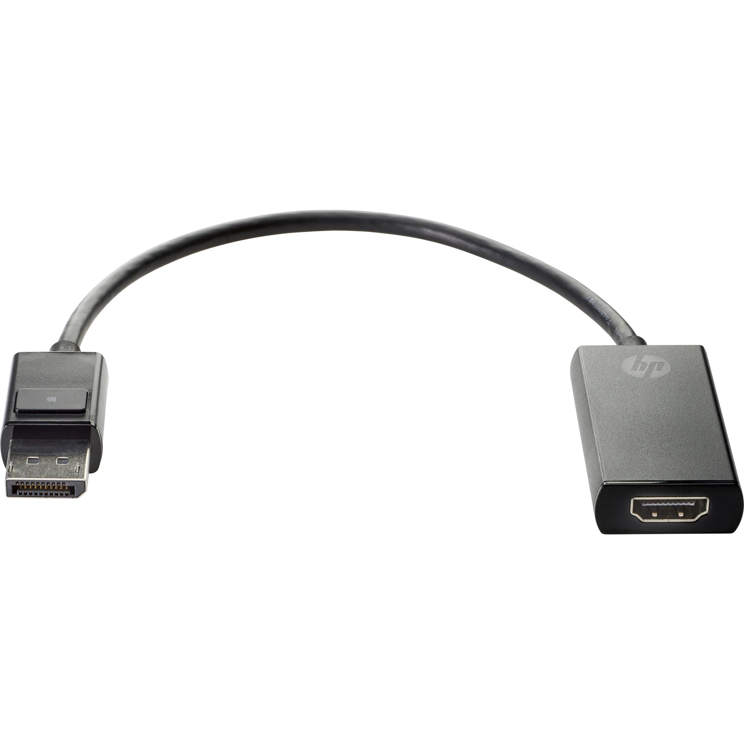 HP - Adaptador DisplayPort a HDMI 2JA63AA para computadoras HP Z4 G5, compatible con ProDesk y EliteDesk, resolución 4K UHD