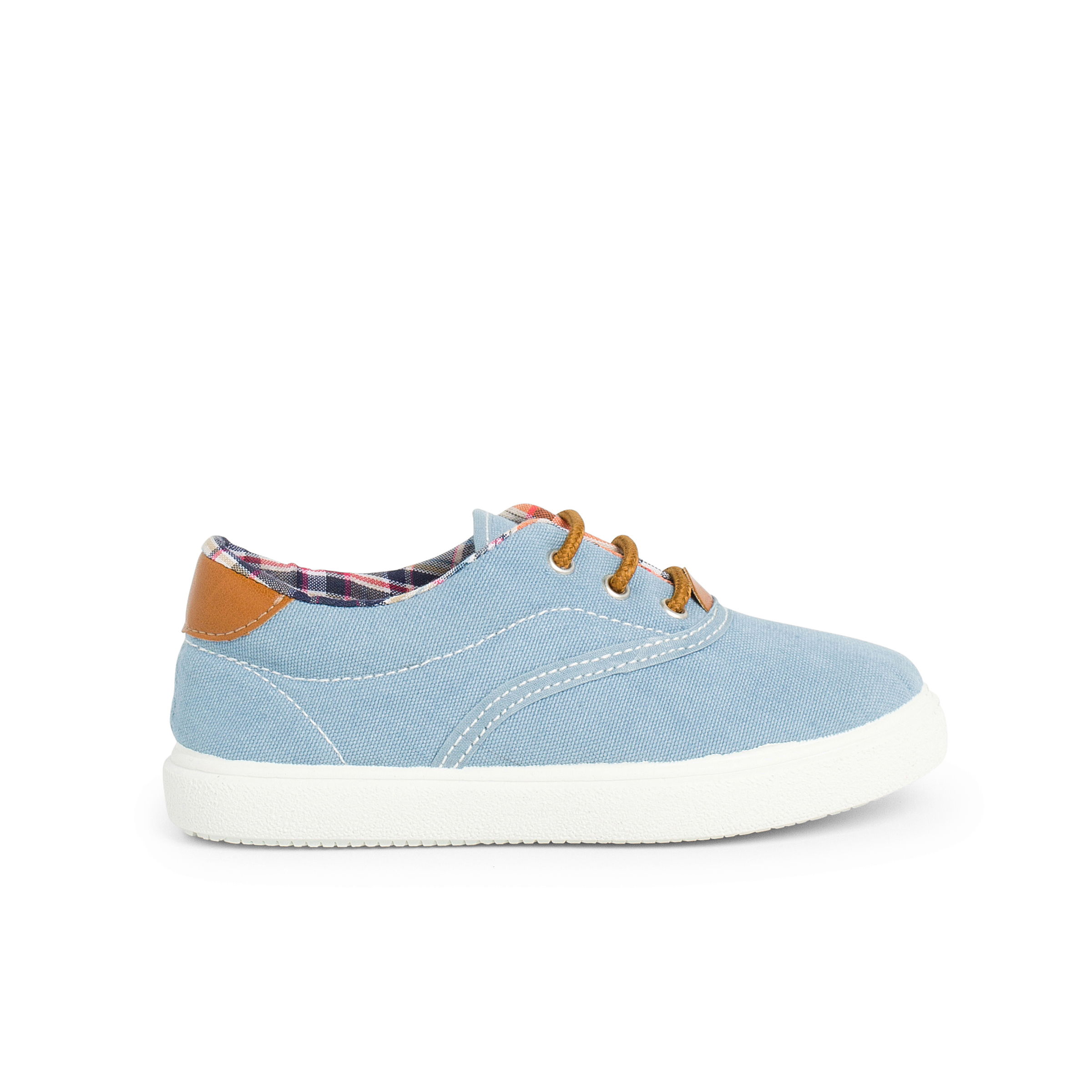 Pisamonas Zapatillas Contraste De Lona Y Cordones