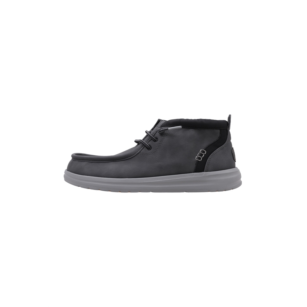 Hey Dude WALLY MID GRIP R CLASSIC Botines Planos Hombre Gris