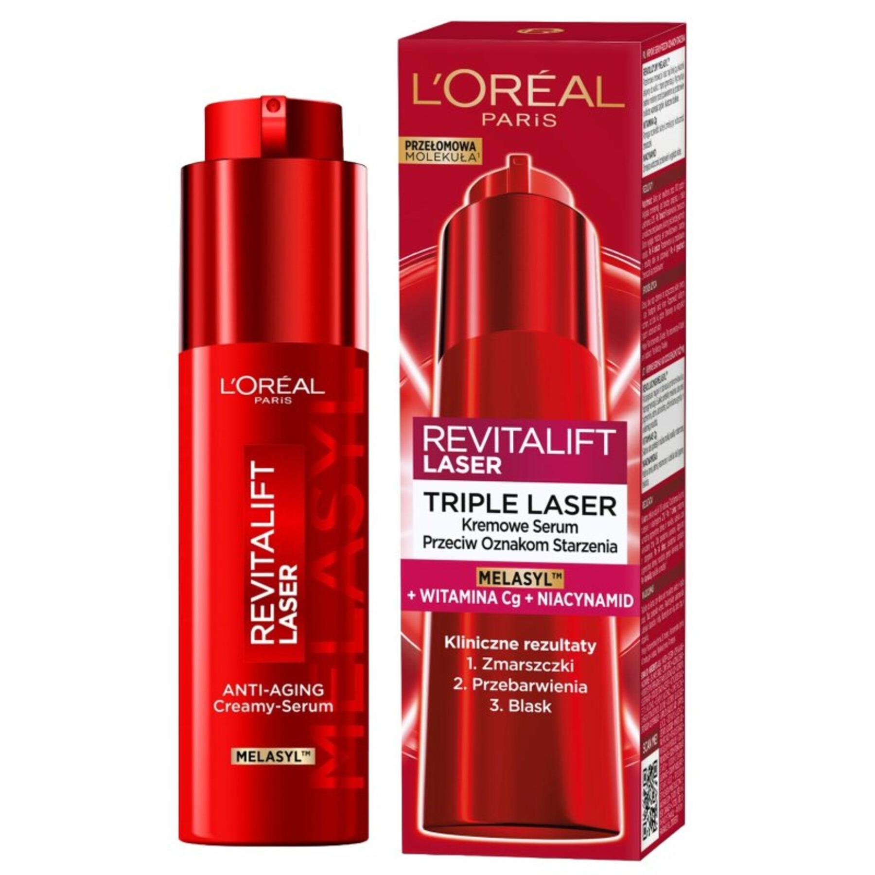 L'ORÉAL PARIS – Revitalift Sérum Triple Laser con Melasyl – Antimanchas – Unifica el tono – 30 ml