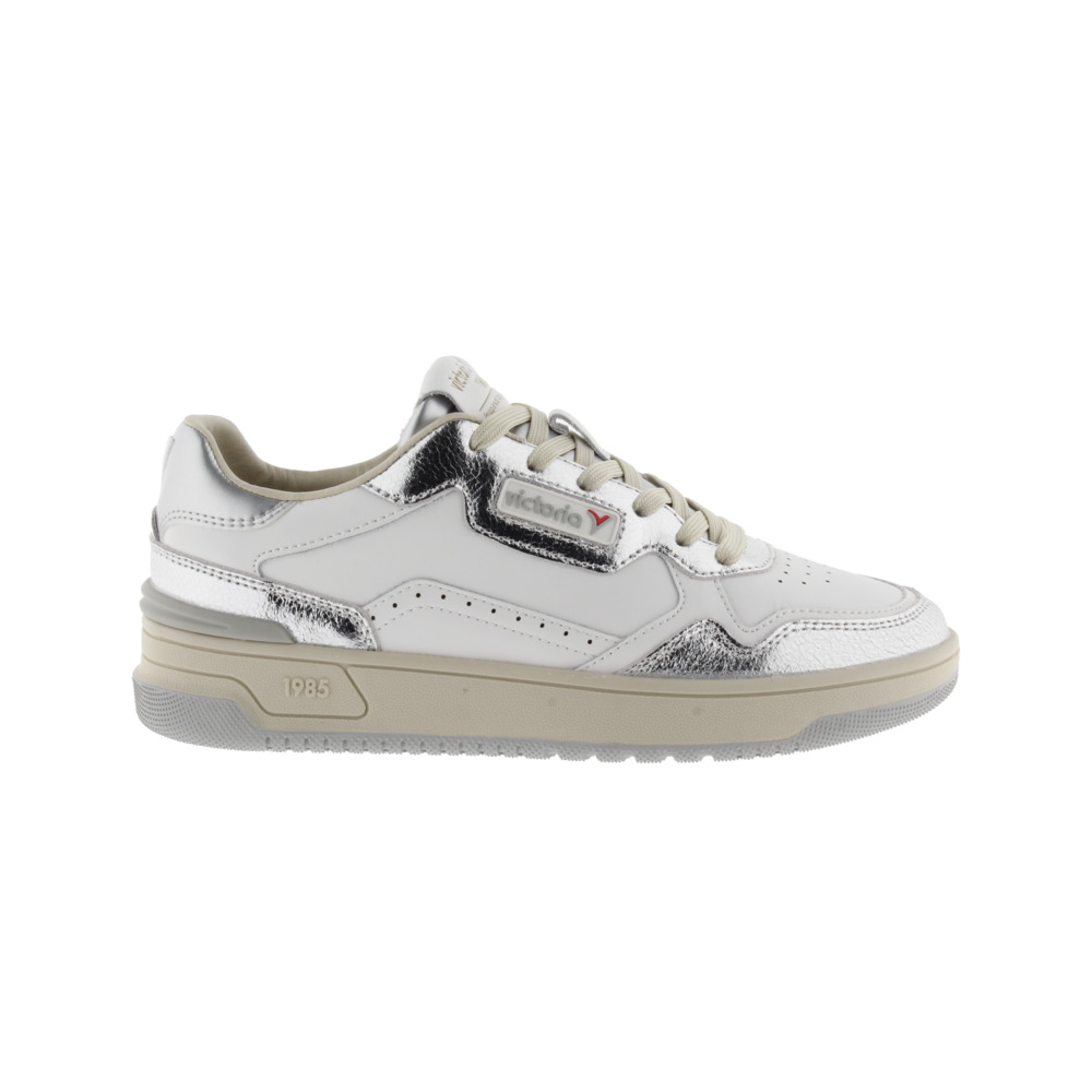 Victoria 1985 C80 Zapatillas de piel con piezas metalizadas 8800121