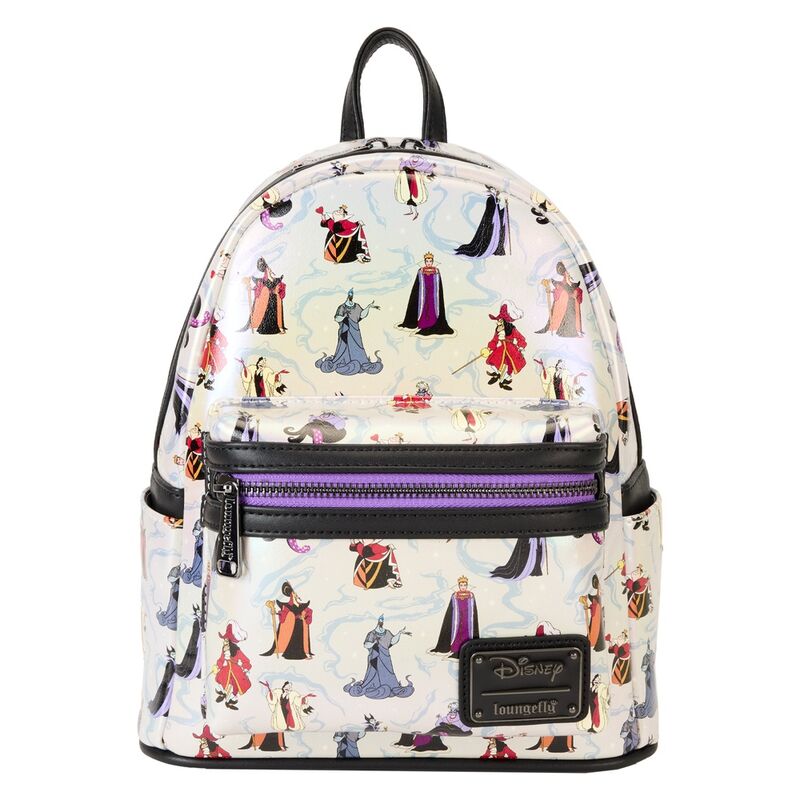 Loungefly Disney Villains - Mini mochila iridiscente