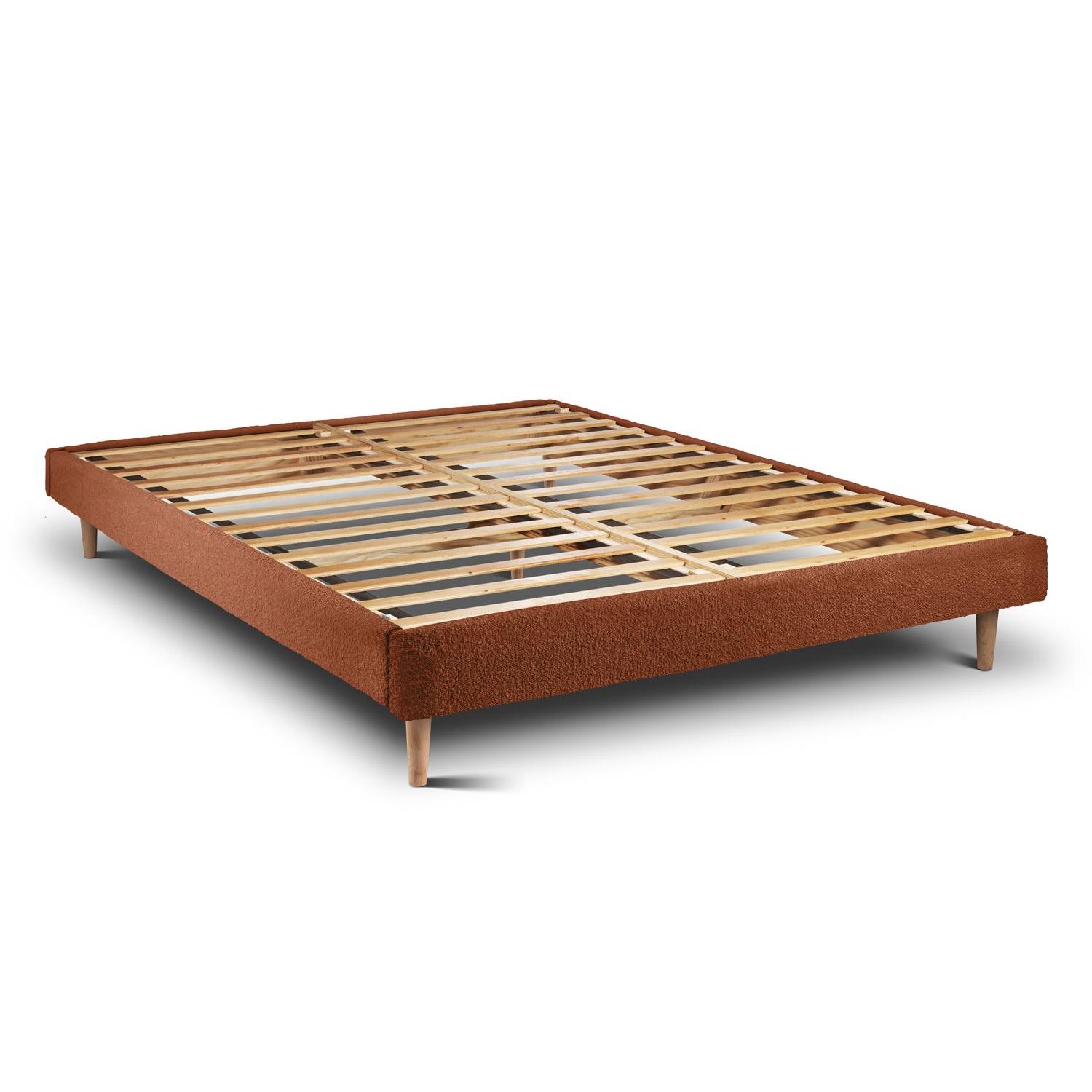 Somier de láminas 140x190 cm - Tejido rizado - Kit de montaje