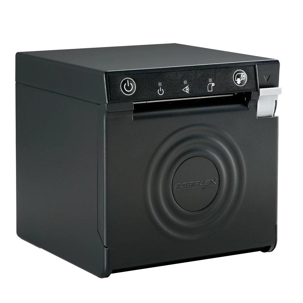 Posiflex - Impresora térmica POS PP79000260016N de 80 mm con WiFi, 250 mm/s y escáner integrado para comercios y hostelería