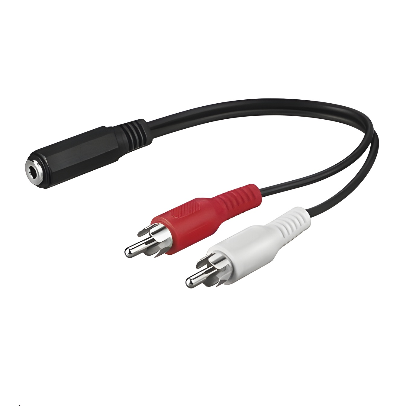 Microconnect Cable de Audio Adaptador 0,2 Metros Conector Dorado