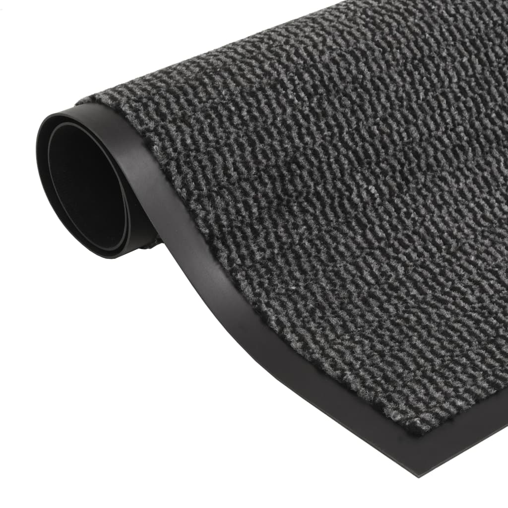 vidaXL Alfombra Entrada Rectangular Nudo 120x180cm Casa Decoración Color Antracita,  Azul,  Negro y mas