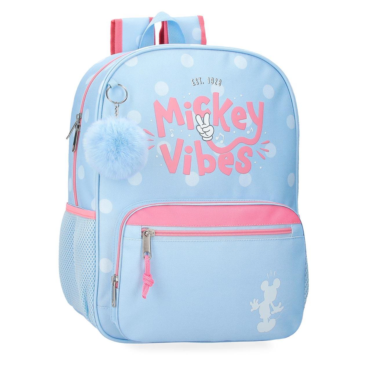 Mochila escolar Mickey vibes 38cm