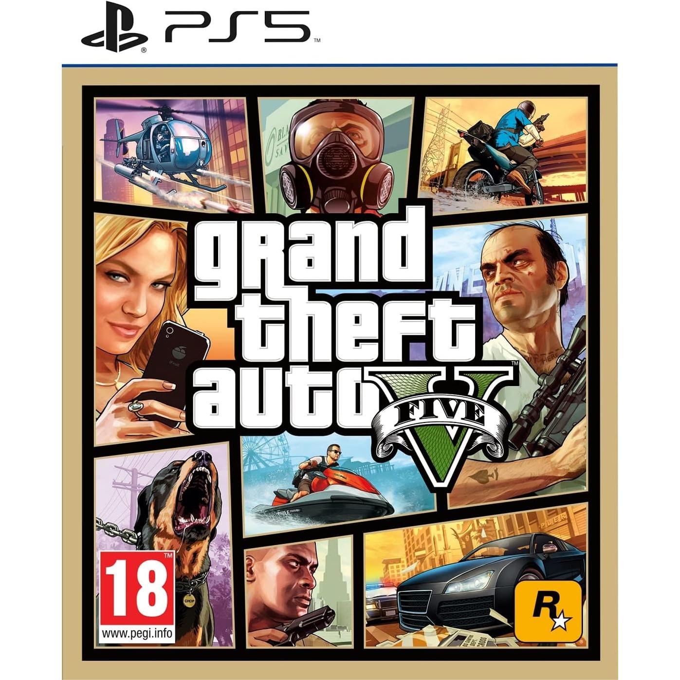 GTA V: grand Theft Auto v Juego para Consola Sony PlayStation 5 PS5
