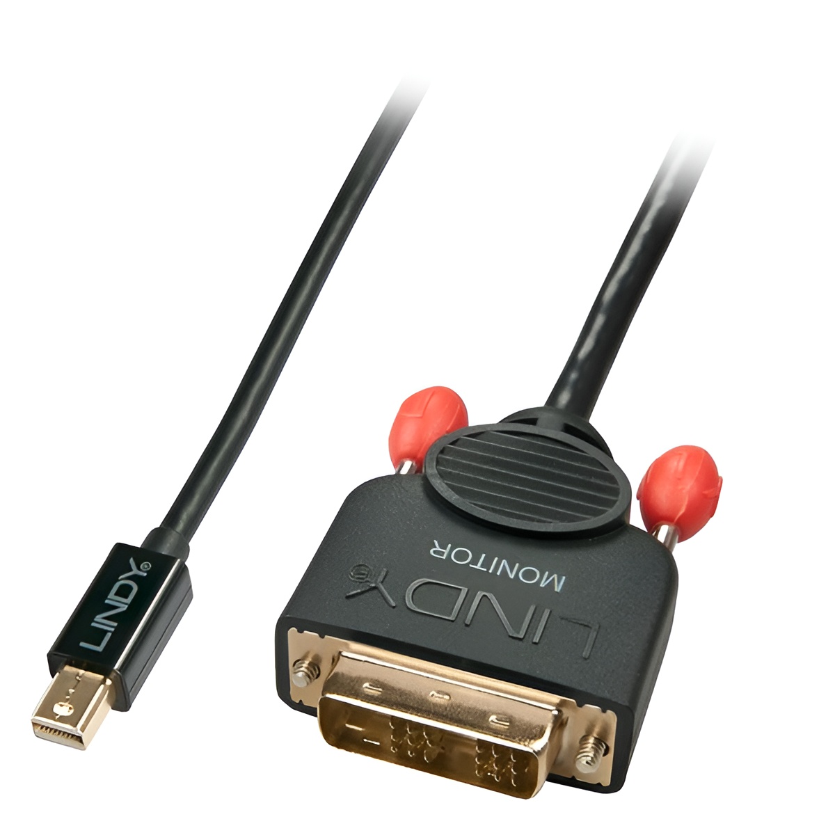 LINDY Compatible Mini DP to DVI-D Cable Black 2m