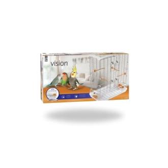 Hagen Tropican Mascotas Jaula para Pájaros HAGEN TROPICAN Vision L12, Tamaño Grande, Desorden Reducido