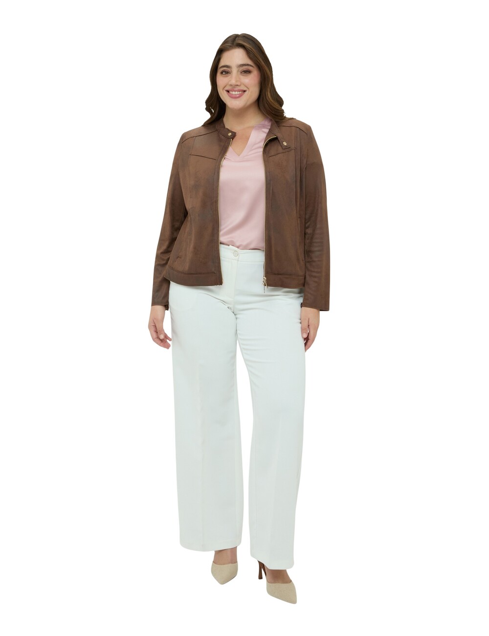 Fiorella Rubino - Chaqueta biker soft touch
