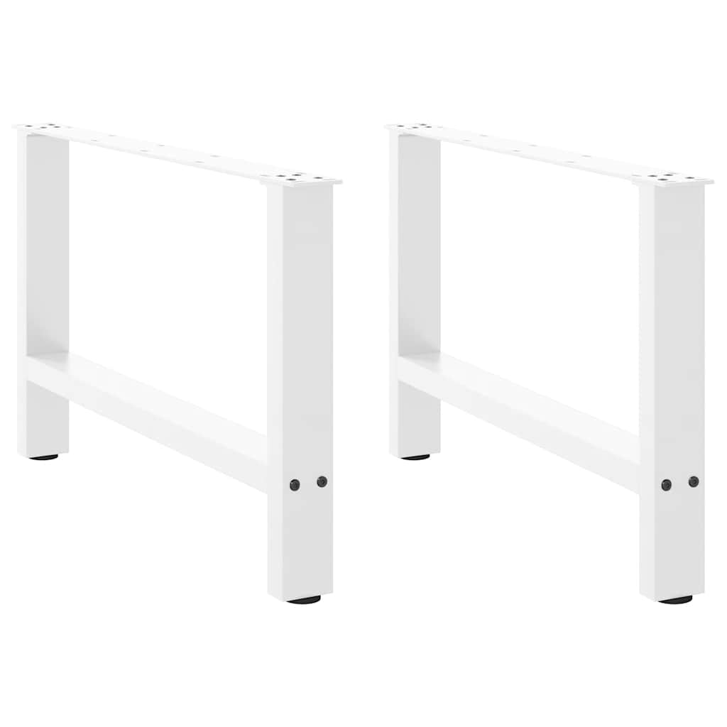 vidaXL Patas para mesa de centro (2 unidades, 70 x 42-43 cm, acero)