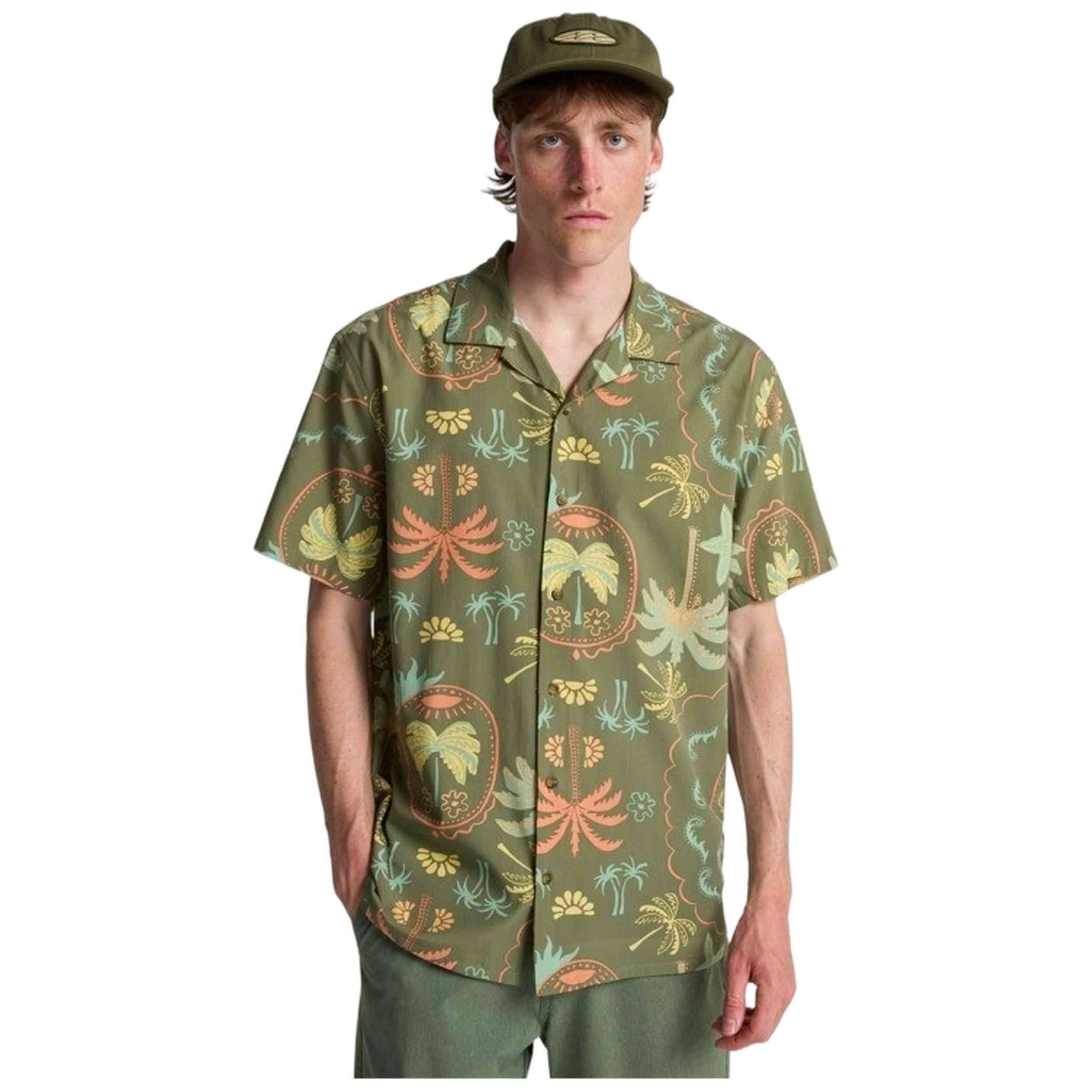 Camisa Billabong modelo Vacay Ss en color Verde