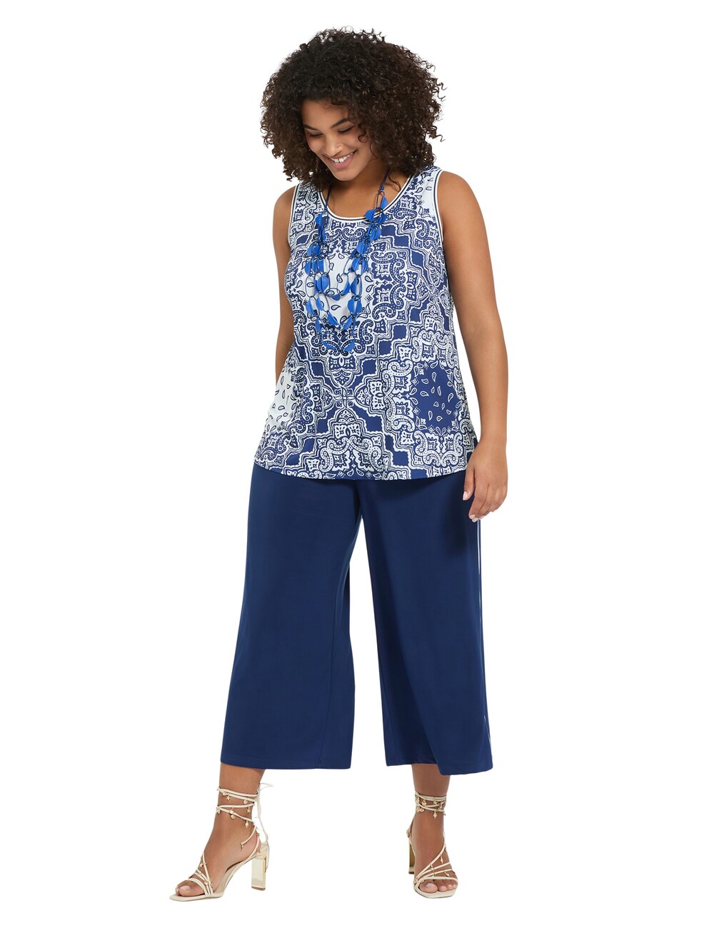 Fiorella Rubino - Pantalones cropped de punto