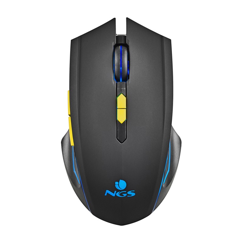 NGS - GMX-200 ratón Juego Ambidextro RF inalámbrico Óptico 3200 DPI NGS-GAMING-0280