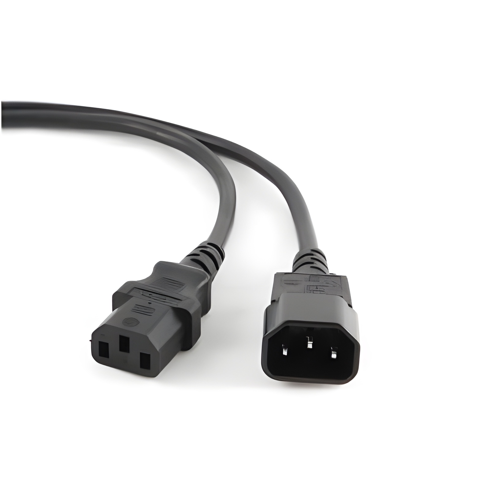 Gembird PC-189-VDE-5M - Cable de extensión de alimentación Aprobado por VDE (C13 Macho a C13 Hembra, 5 m)