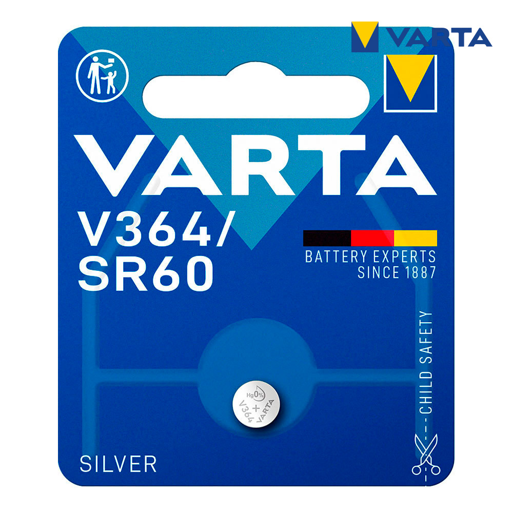 Micro pila boton varta sr60 - v364 1,55v (blister 1 uniid) ø6,8x2,15mm