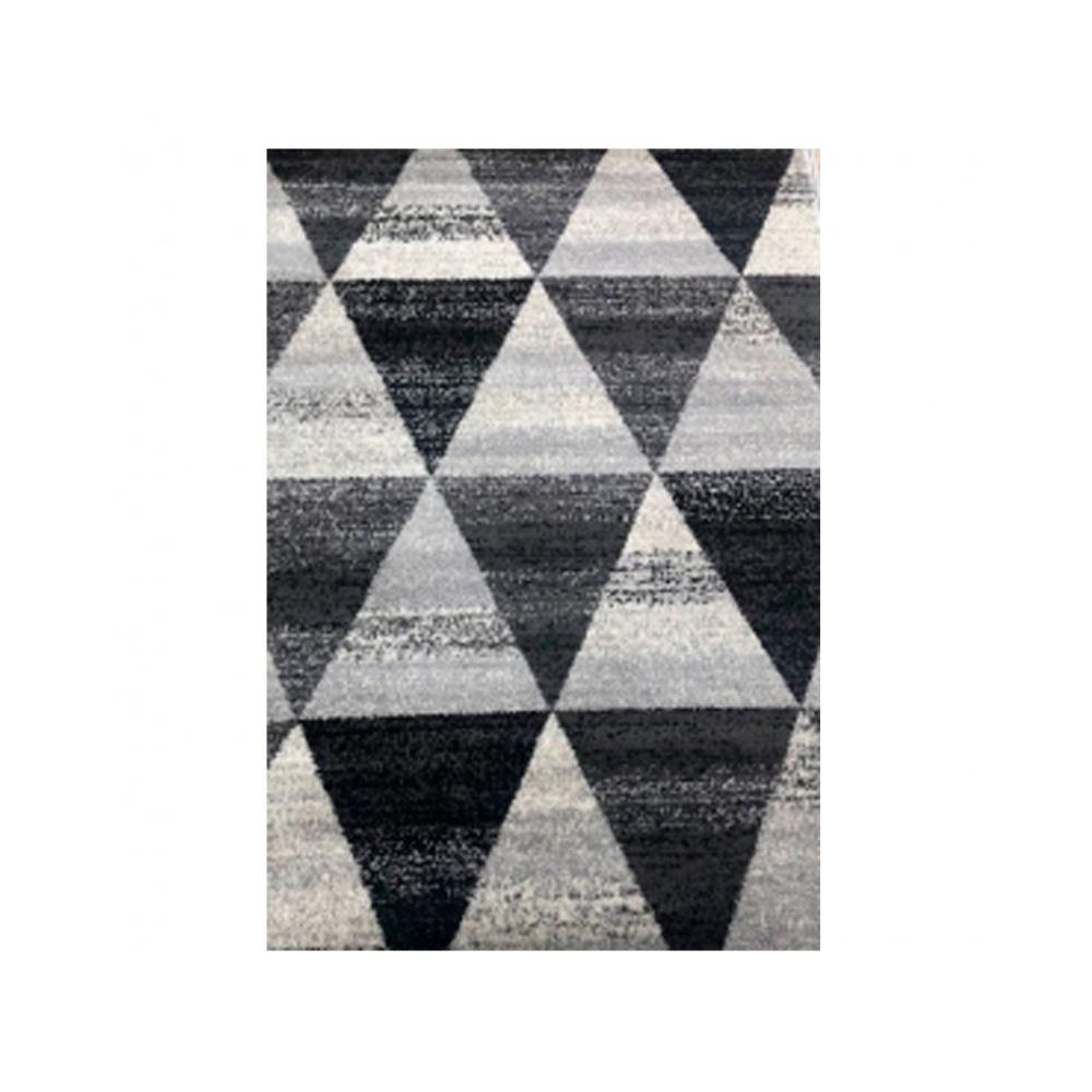 Alfombra de Hogar 100% Polipropileno 160 x 230 cm modelo CARMINA (Gris) - CREVICOSTA QUALITY MARK MARCAS DE CALIDAD