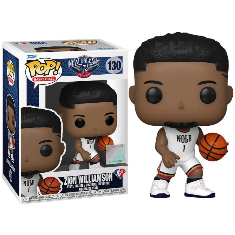Funko Pop Zion Williamson - " City Edition" New Orleans Pelicans 130