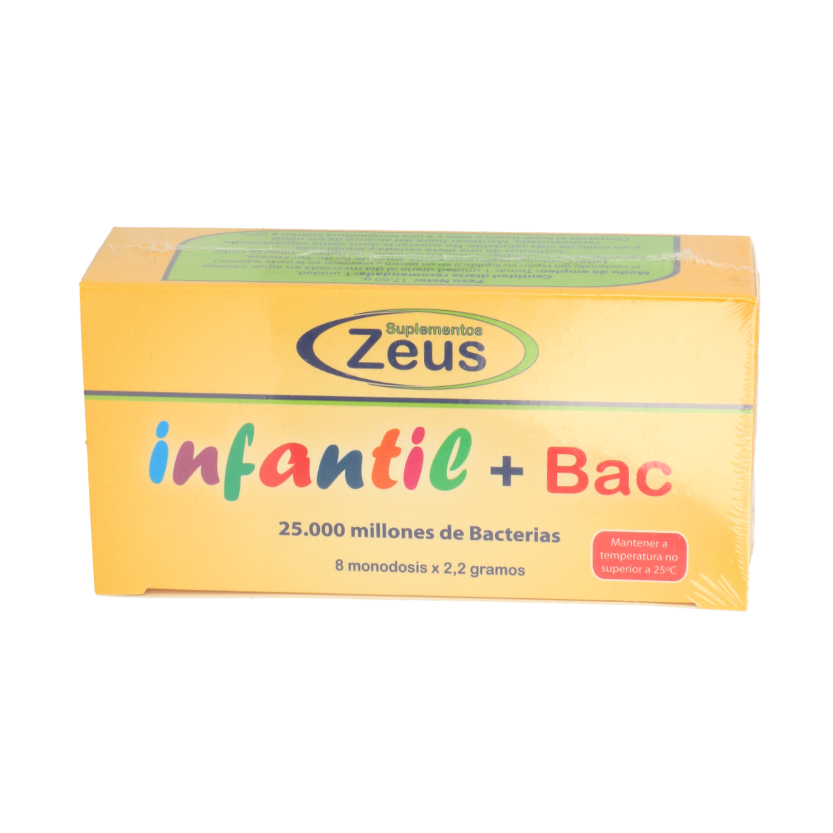 Infantil + Bac 8 unidades Zeus