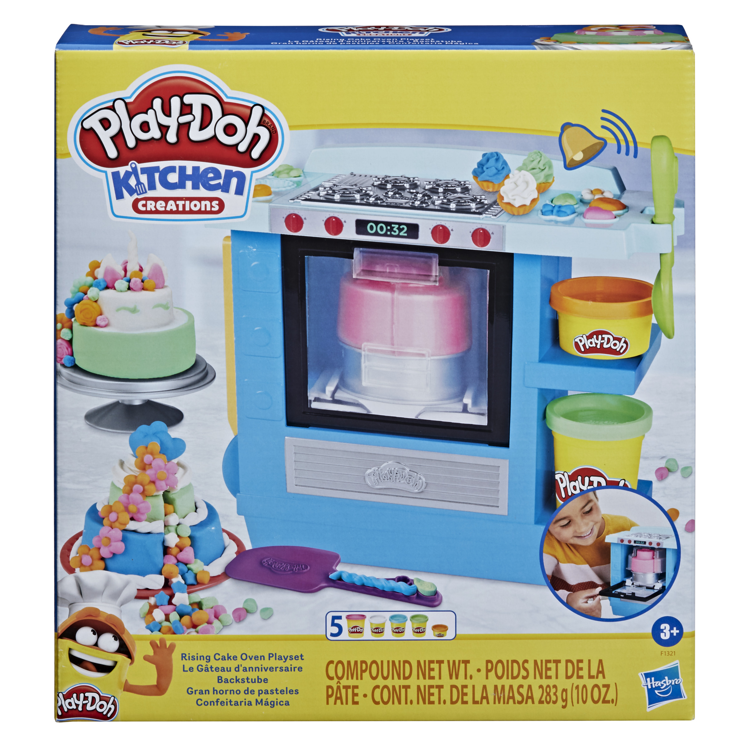 Hasbro - PLAY-DOH GRAN HORNO DE PASTELES - Juguete creativo - Play-Doh  - 3 AÑOS+