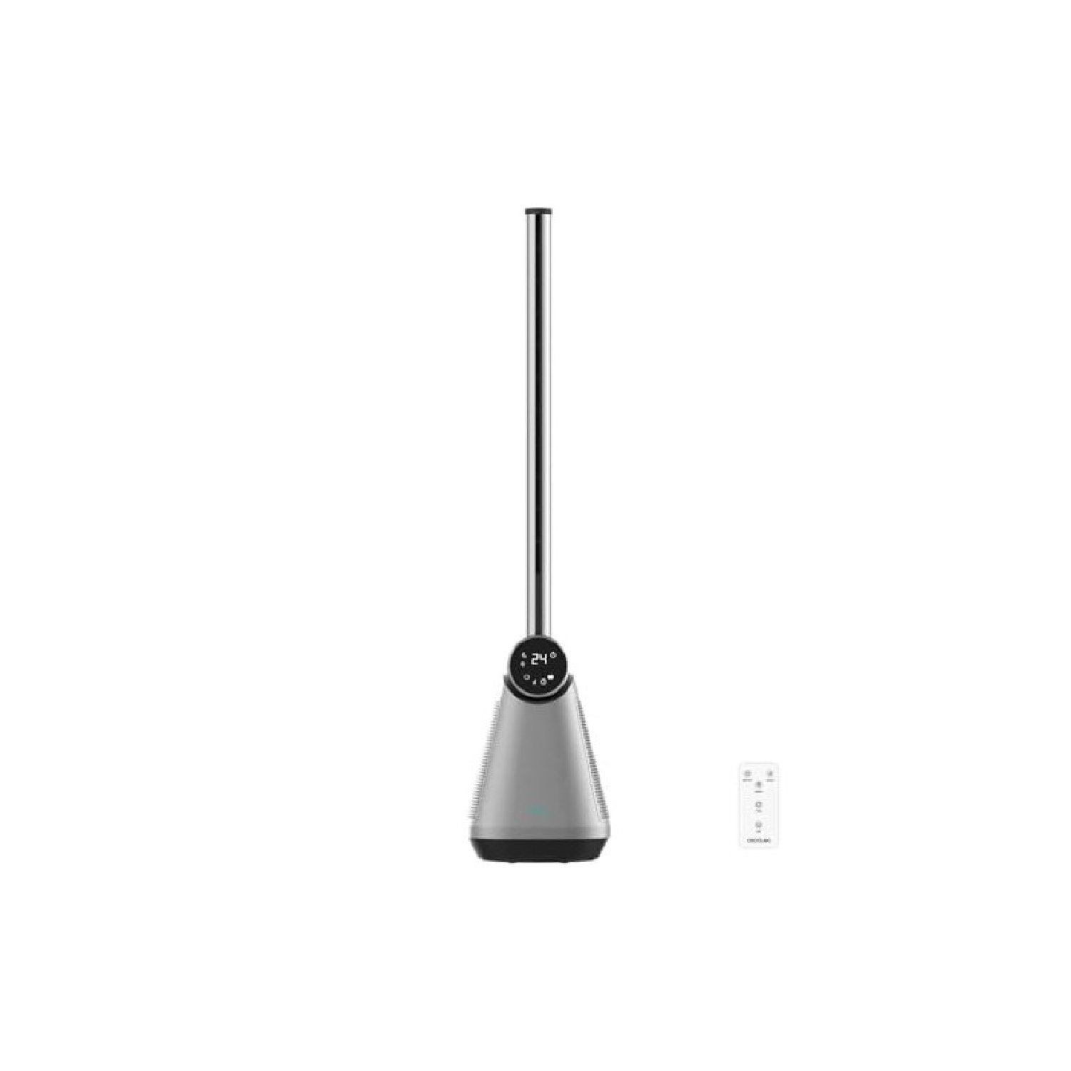 Cecotec Ventilador de torre EnergySilence 9890 Skyline Bladeless Sin Aspas de 39", 50W, Pantalla LED táctil, Mando a distancia