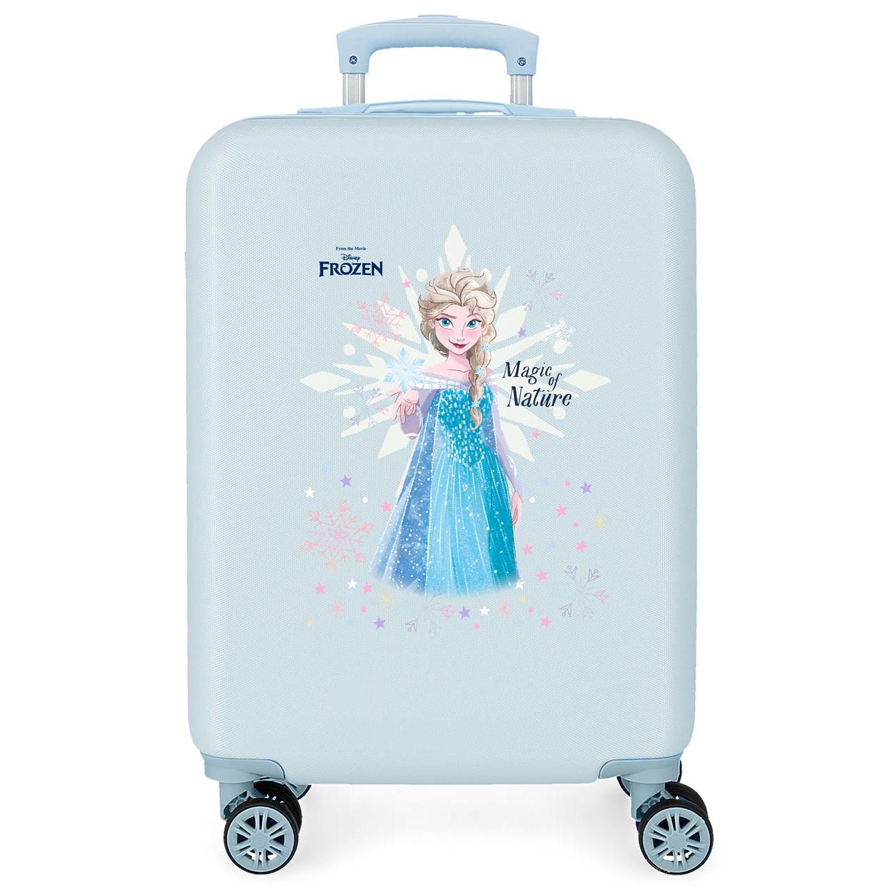 Maleta de cabina Frozen magic ice azul claro 38x55x20 cm