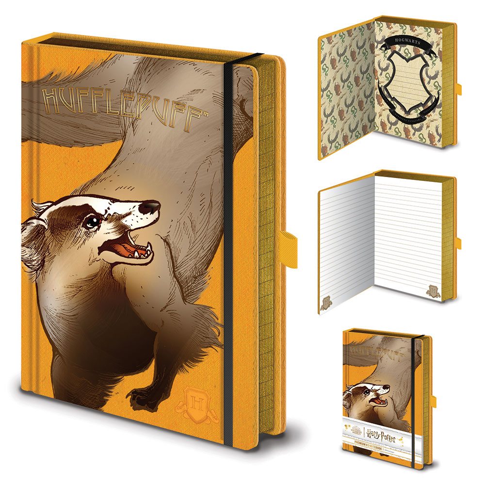 Pyramid International Harry Potter Libreta Premium Hufflepuff Licencia Oficial Formato 14.8 Cm X 21 Cm