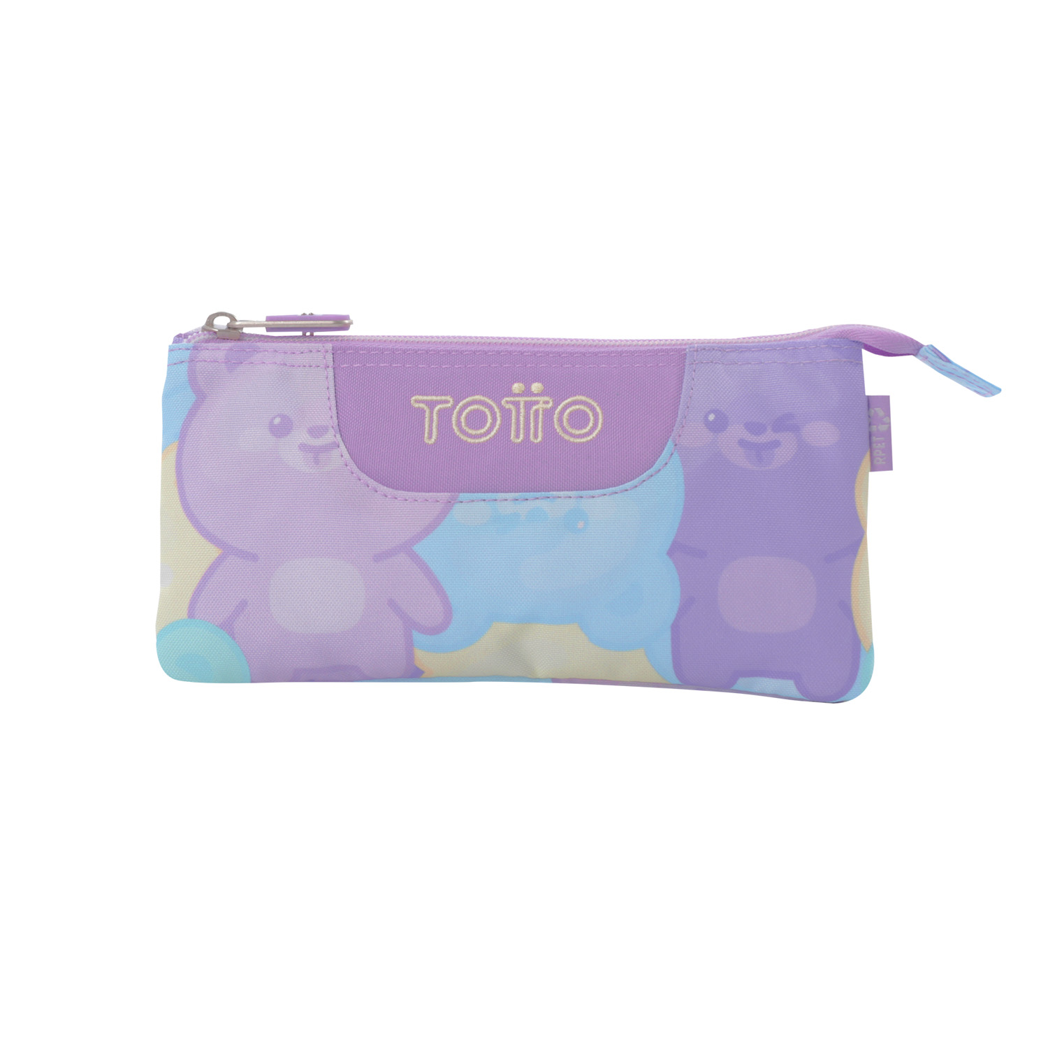 Totto Estuche escolar Tablero Material: Poliéster reciclado 22 x 11 x 3.5 cm