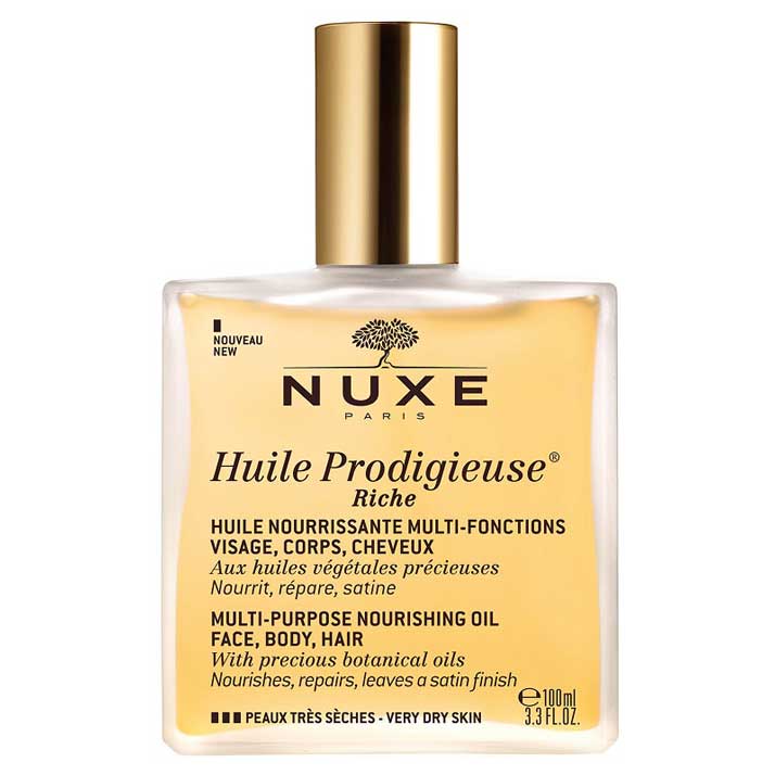 Aceite Nuxe Huile Prodigieuse Riche 100Ml - Nutre, Repara y Suaviza