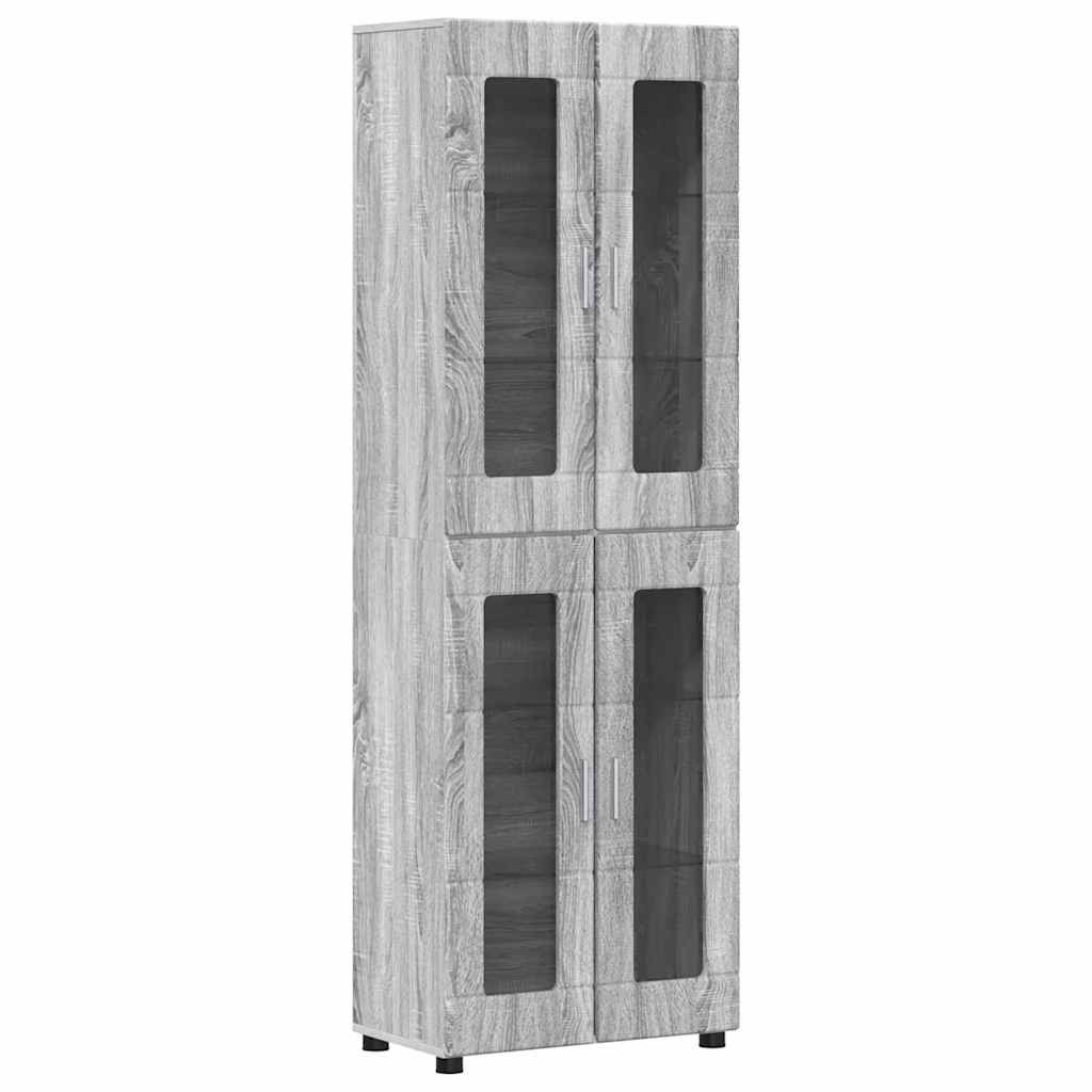 vidaXL Aparador alto FLORIN 60 x 35 x 182 cm Madera de ingeniería