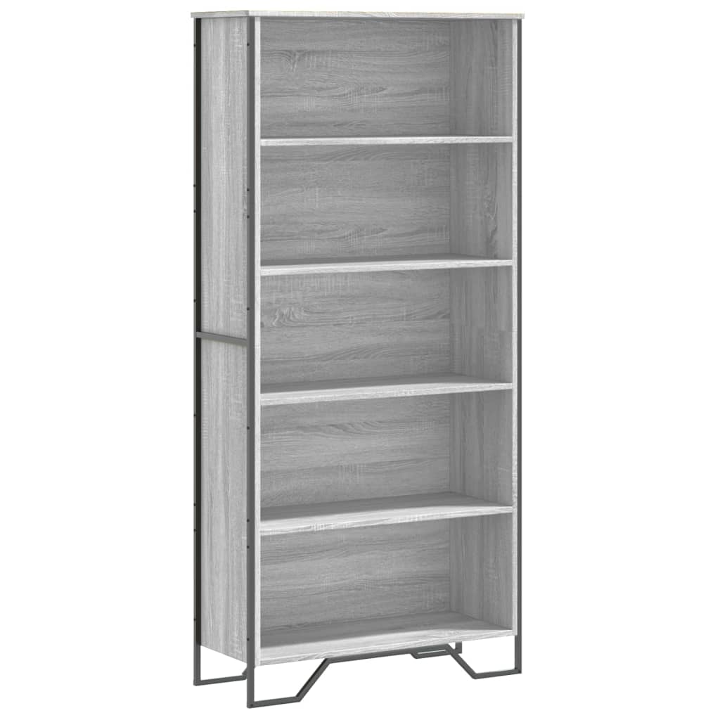 vidaXL Estantería de madera de ingeniería 80x31x169 cm Multicolor